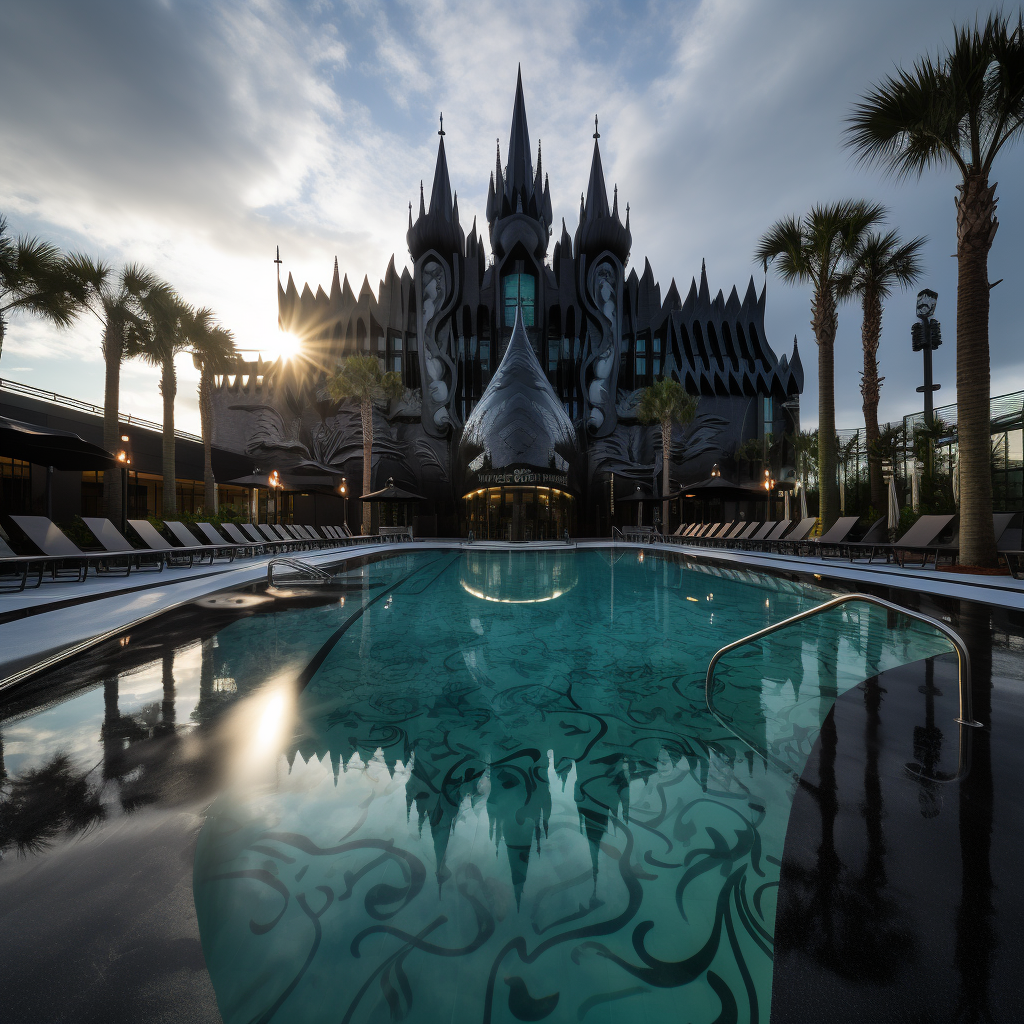 Disney Villains Hotel Pool Splash Pad