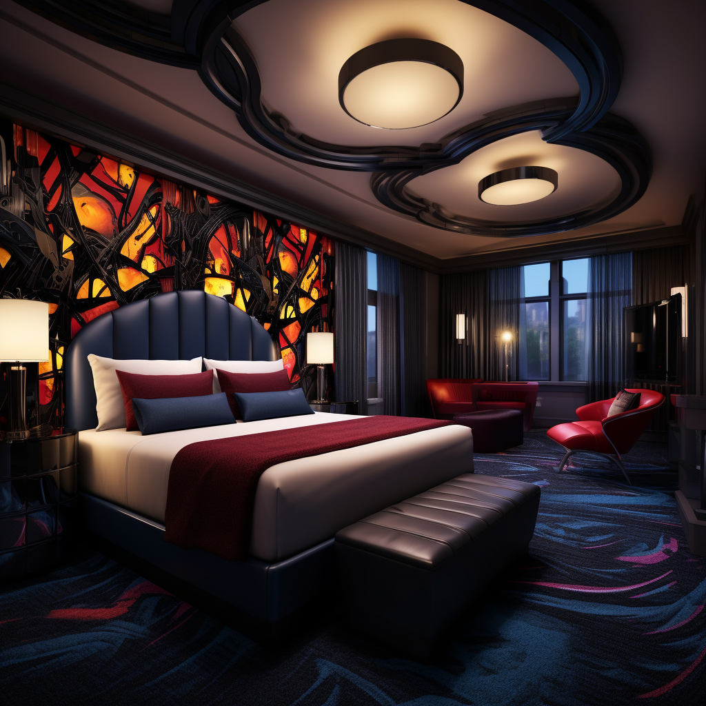 Disney Villains Themed Hotel Bedroom