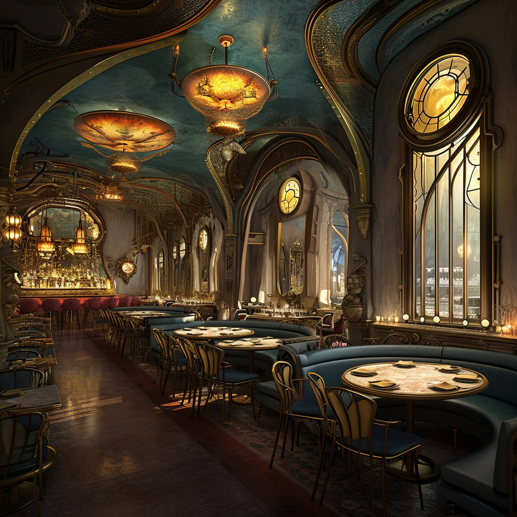 Disney Future Restaurant Interior