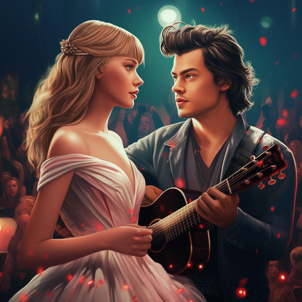 Disney Kids Movie Poster Featuring Harry Styles and Taylor Swift