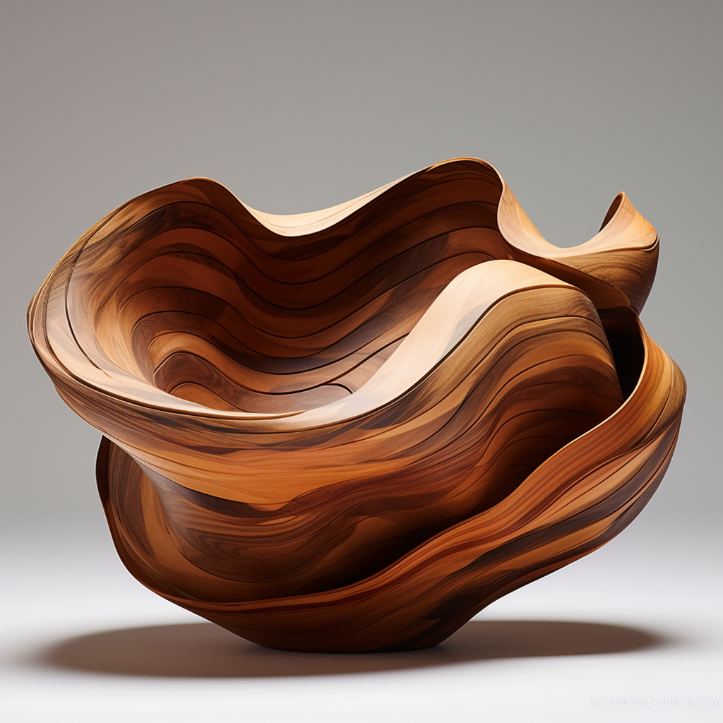 Unique Handcrafted Distorted Wooden Bowls