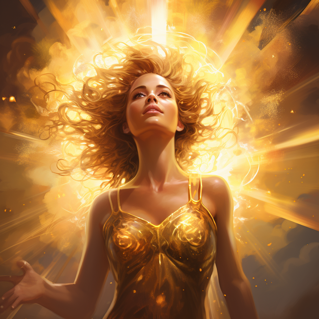 Majestic divine light artwork