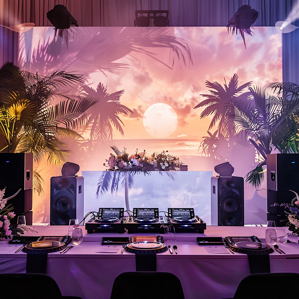 DJ stage design Sydney event