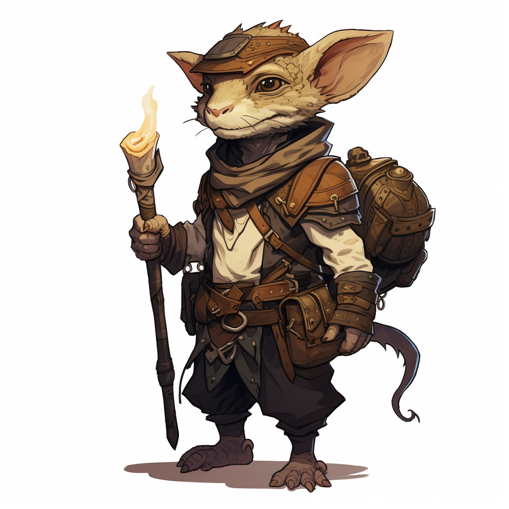 Detailed Kobold Character Design Concept