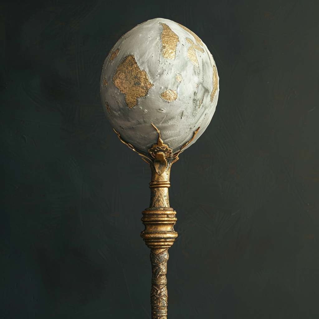 White bronze wand concept art