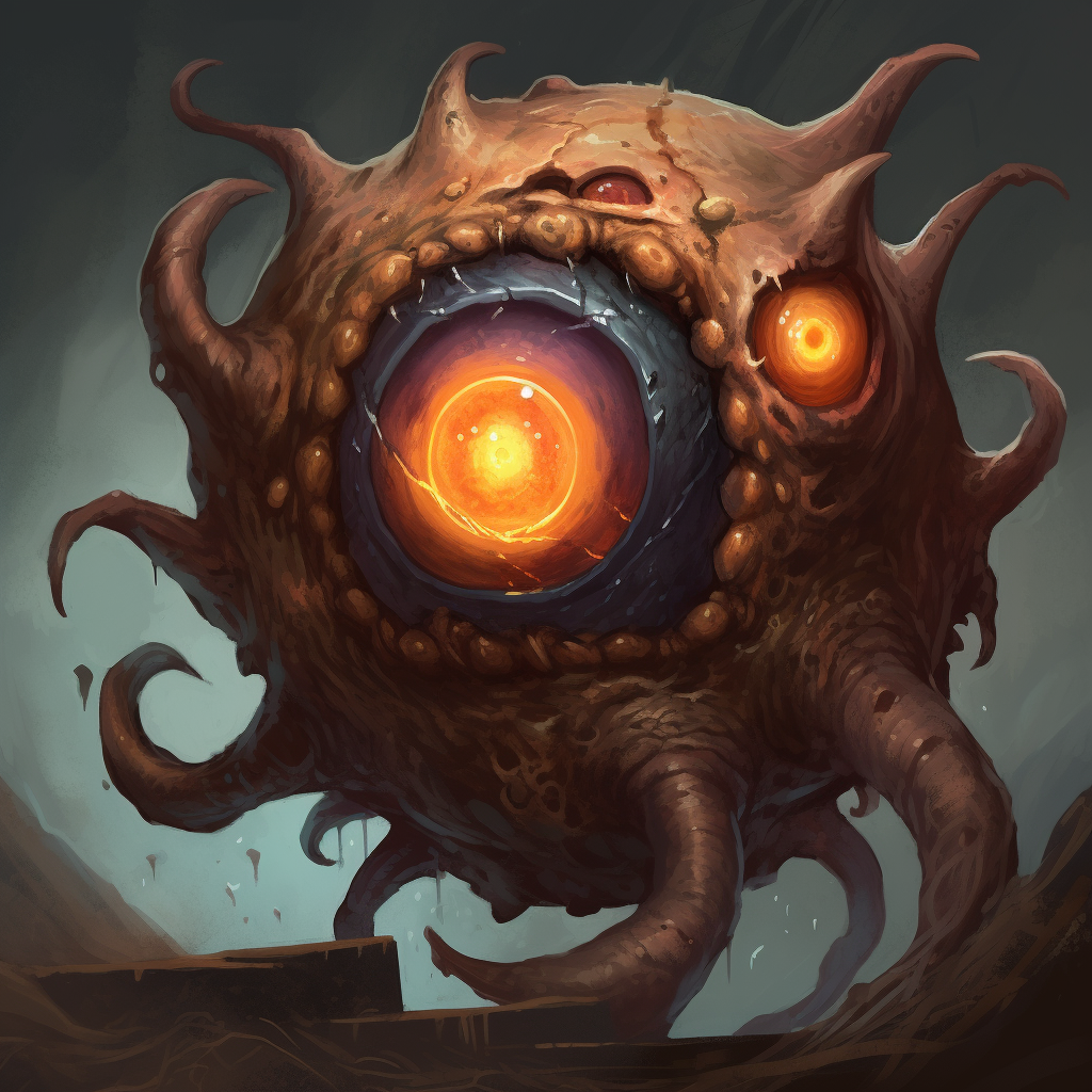 D&D beholder creature art