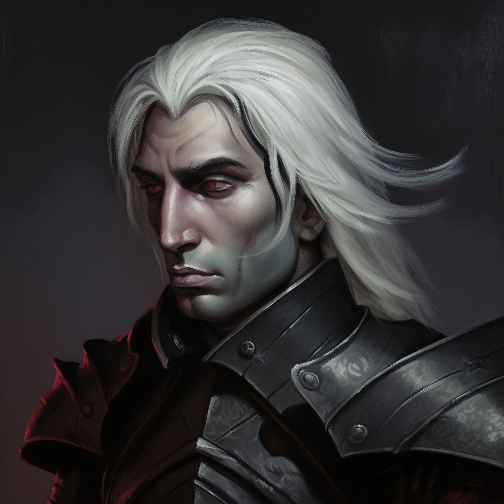 Impressive Drow Character Portrait