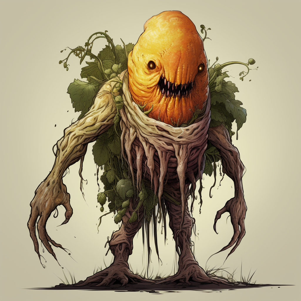 DnD monster inspired by a swede root vegetable