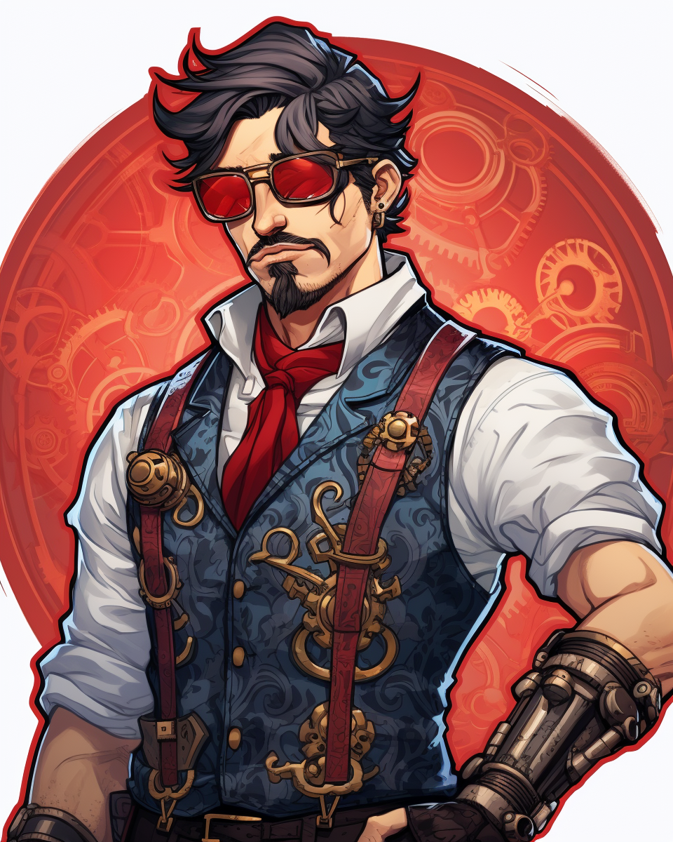 Stylish D&D Southern Gentleman with Sunglasses