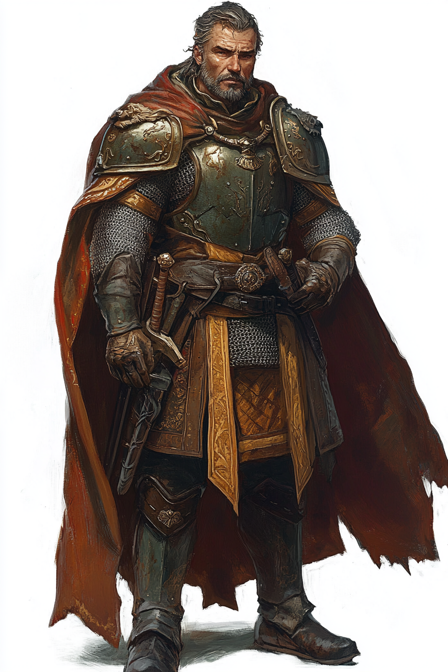 D&D Tall Figure Noble Armor Cloak