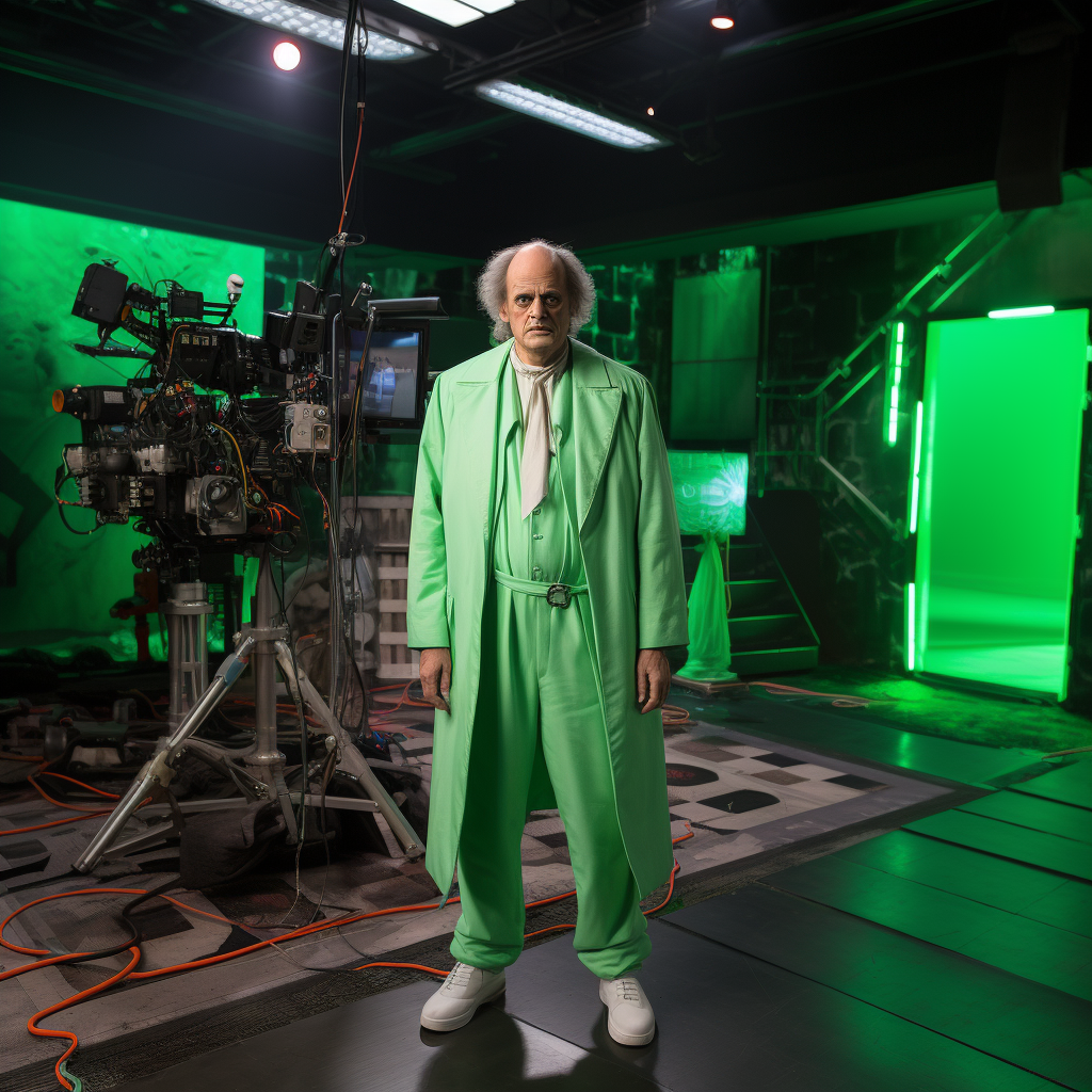 Doc Brown on Green Screen