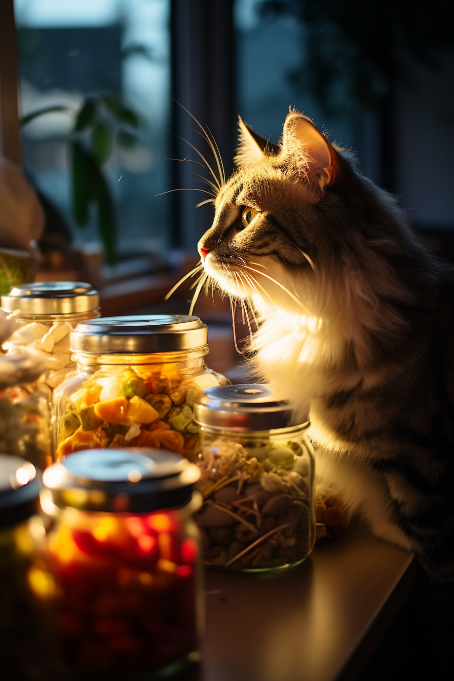 Doctor cat surrounded by sick cats in a room