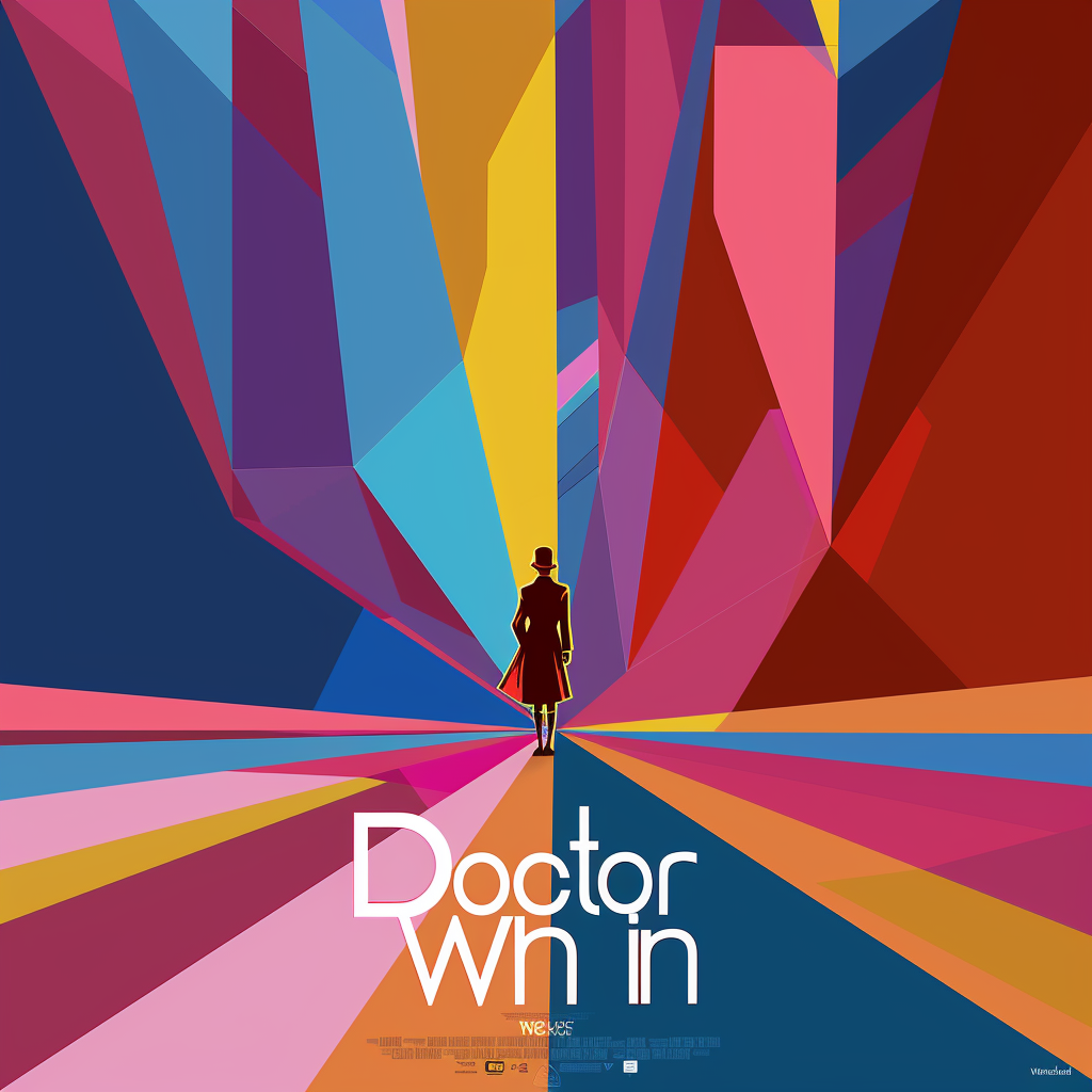 minimalist Doctor Who Wonderland movie poster