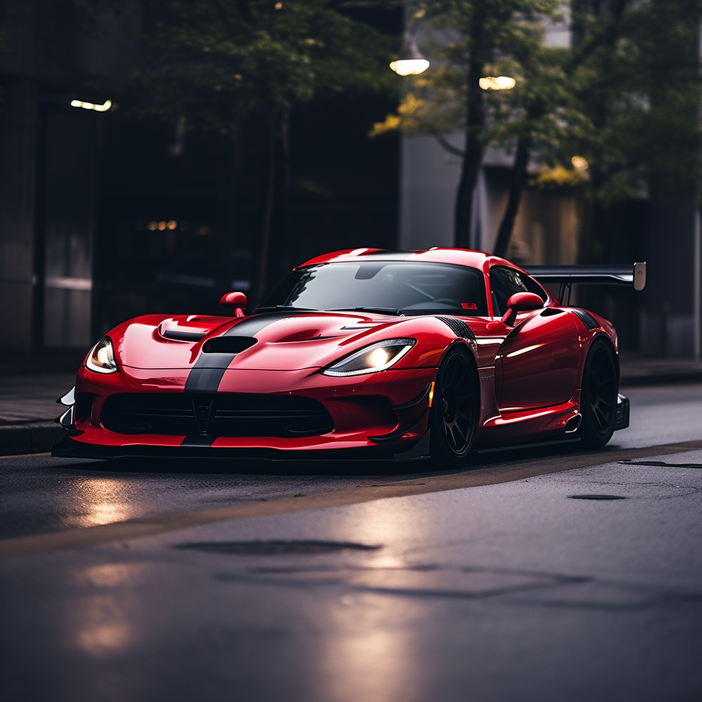 Stunning Dodge Viper SRT with Wide Body Kit