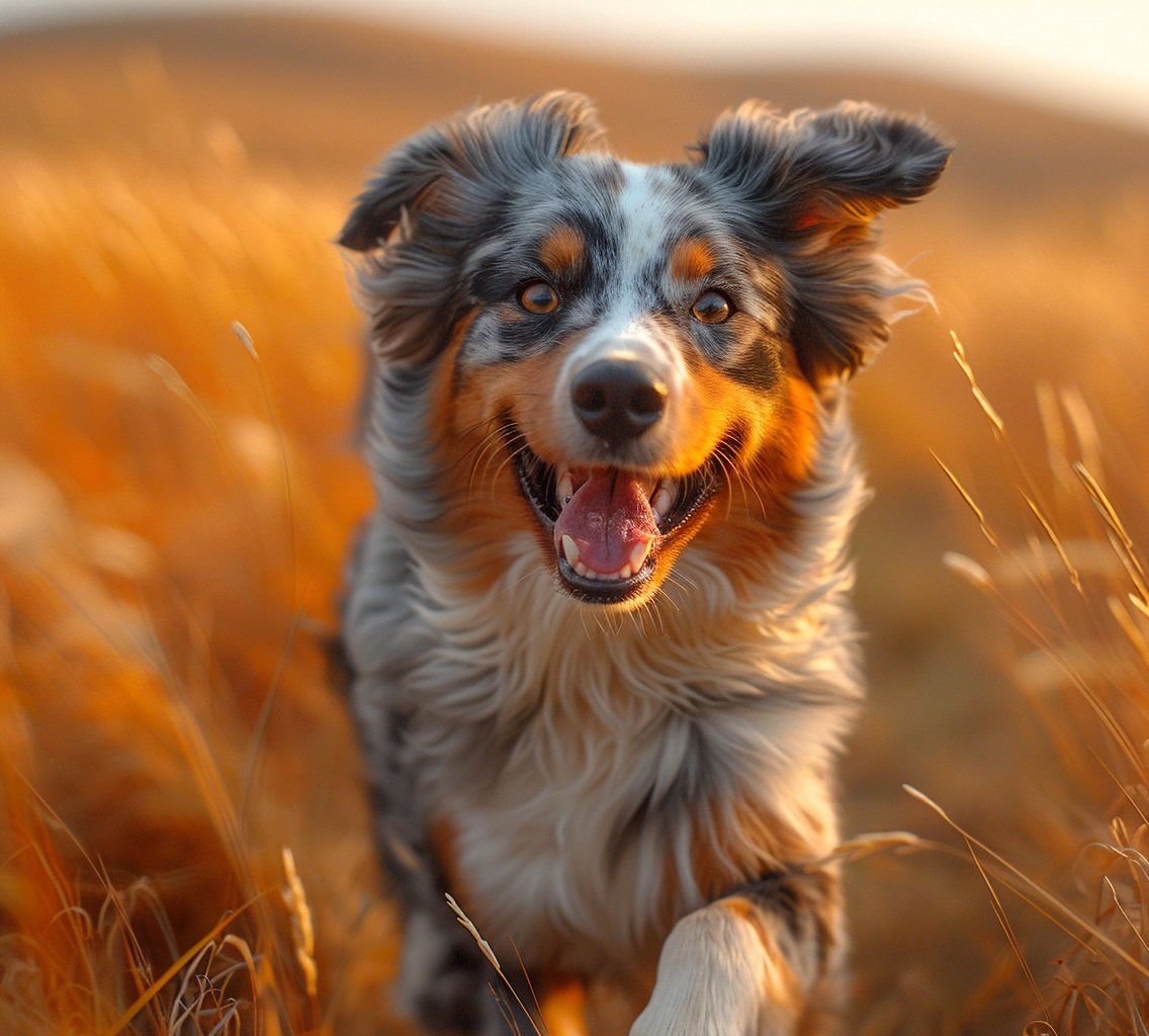 Dog Running Field Penthouse