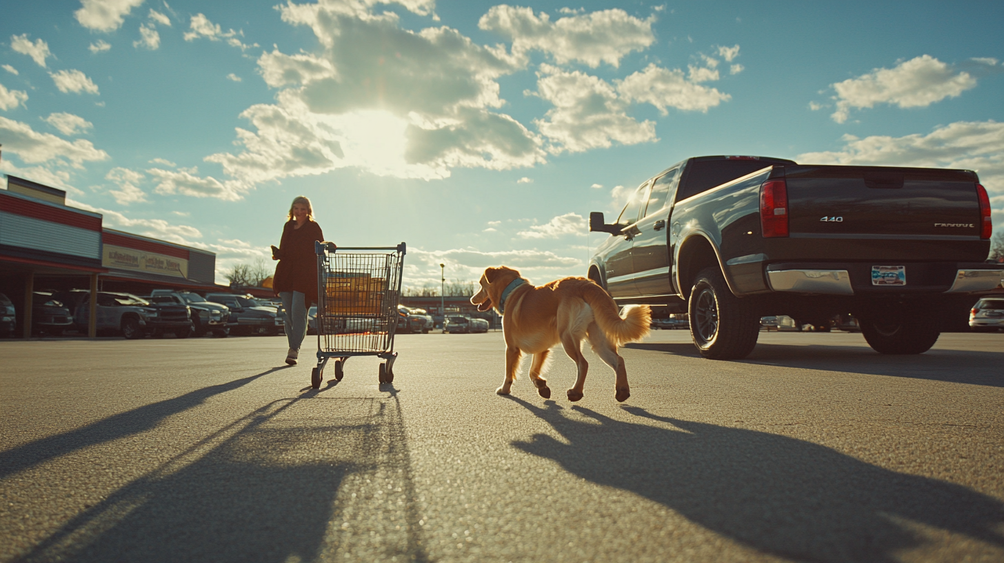 Dog in Tractor Supply Store