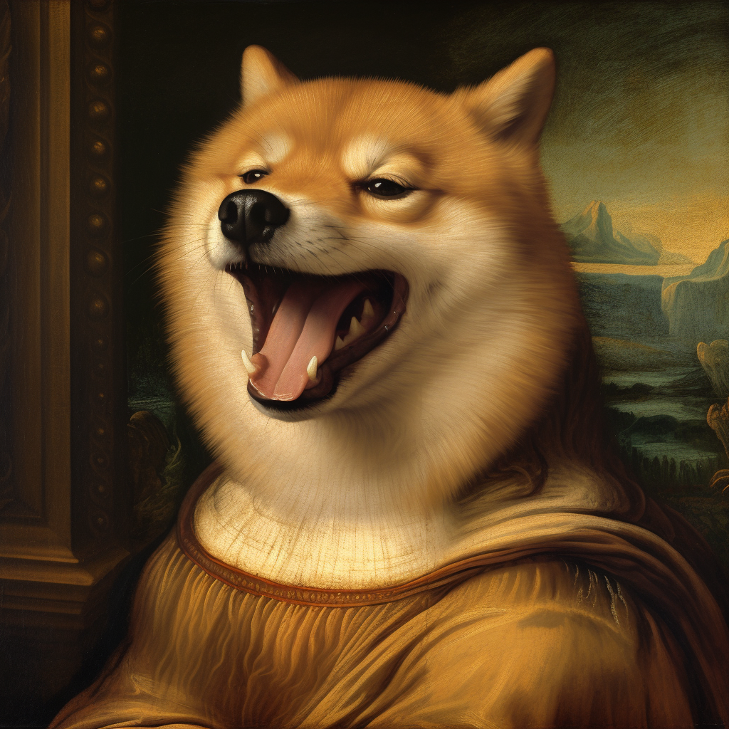 Cute doge meme image