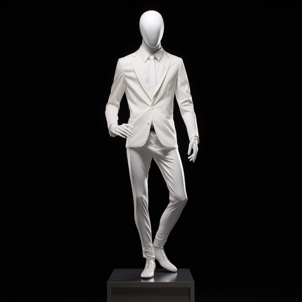 White Render Doll Shaking Head
