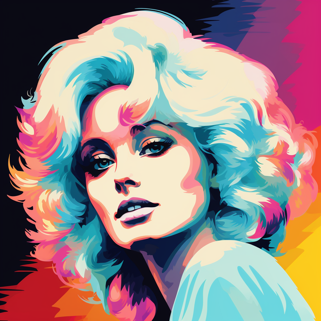 Dolly Parton Pop Art Painting