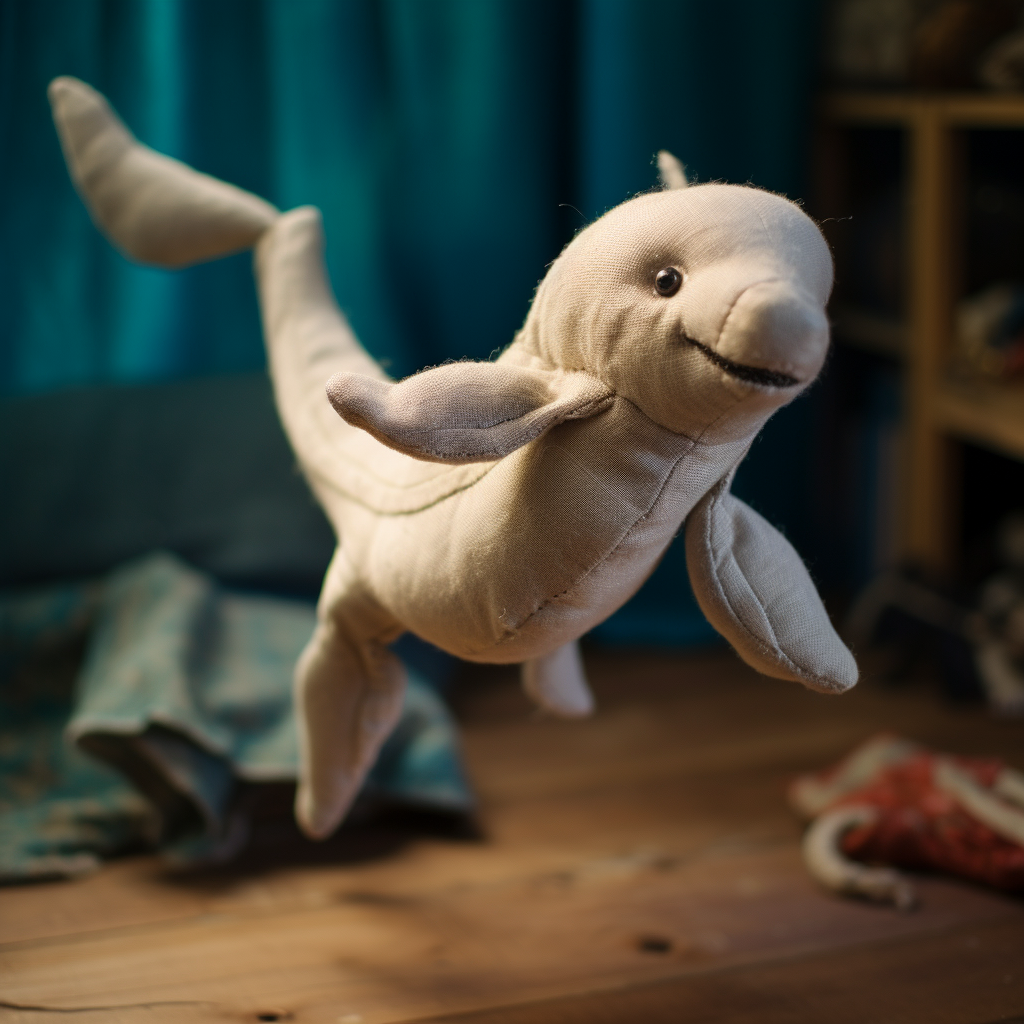 Cute dolphin plush toy for children