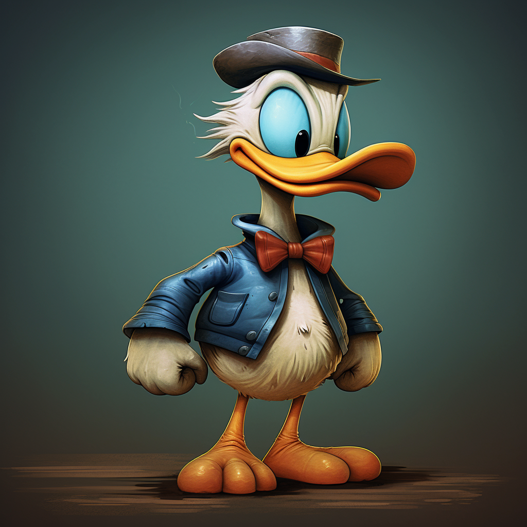 Donald Duck Comics Characters Drawings