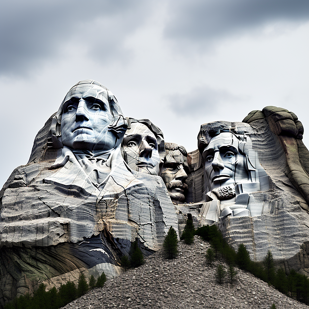 Donald Trump on Mount Rushmore