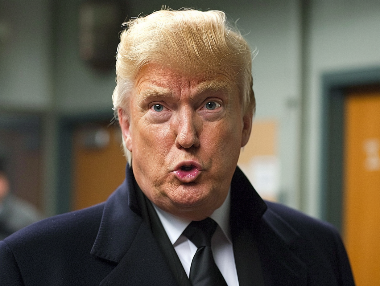 Donald Trump as Uuno Turhapuro in Finnish Movie