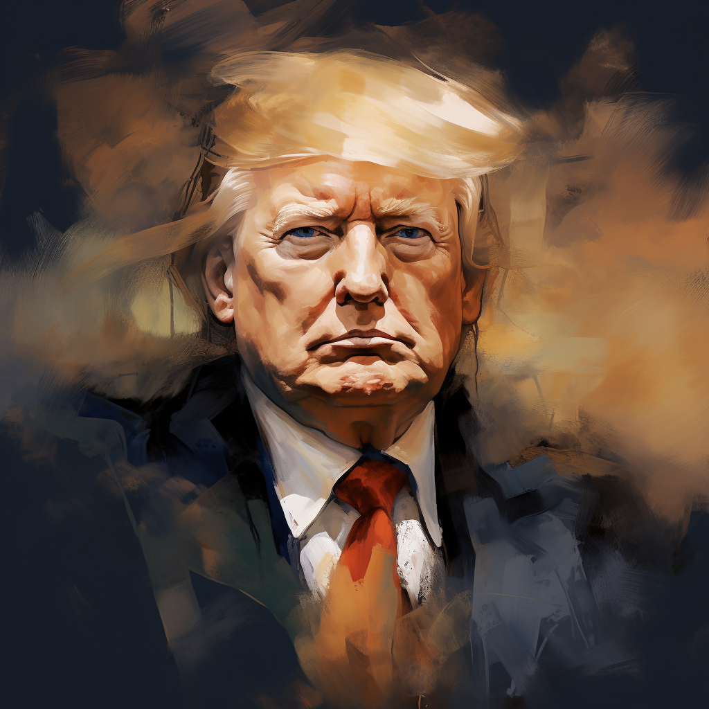 Portrait of President Donald Trump