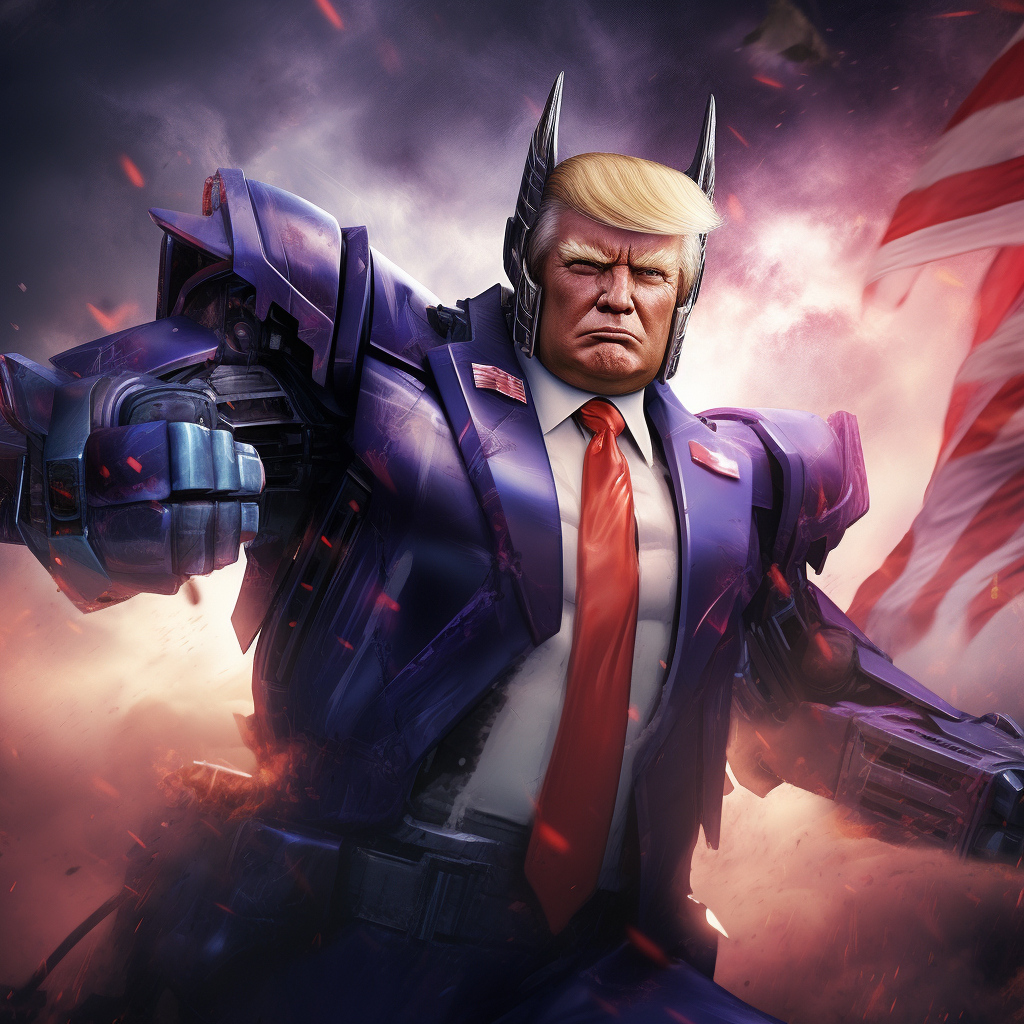 Donald Trump as Optimus Prime