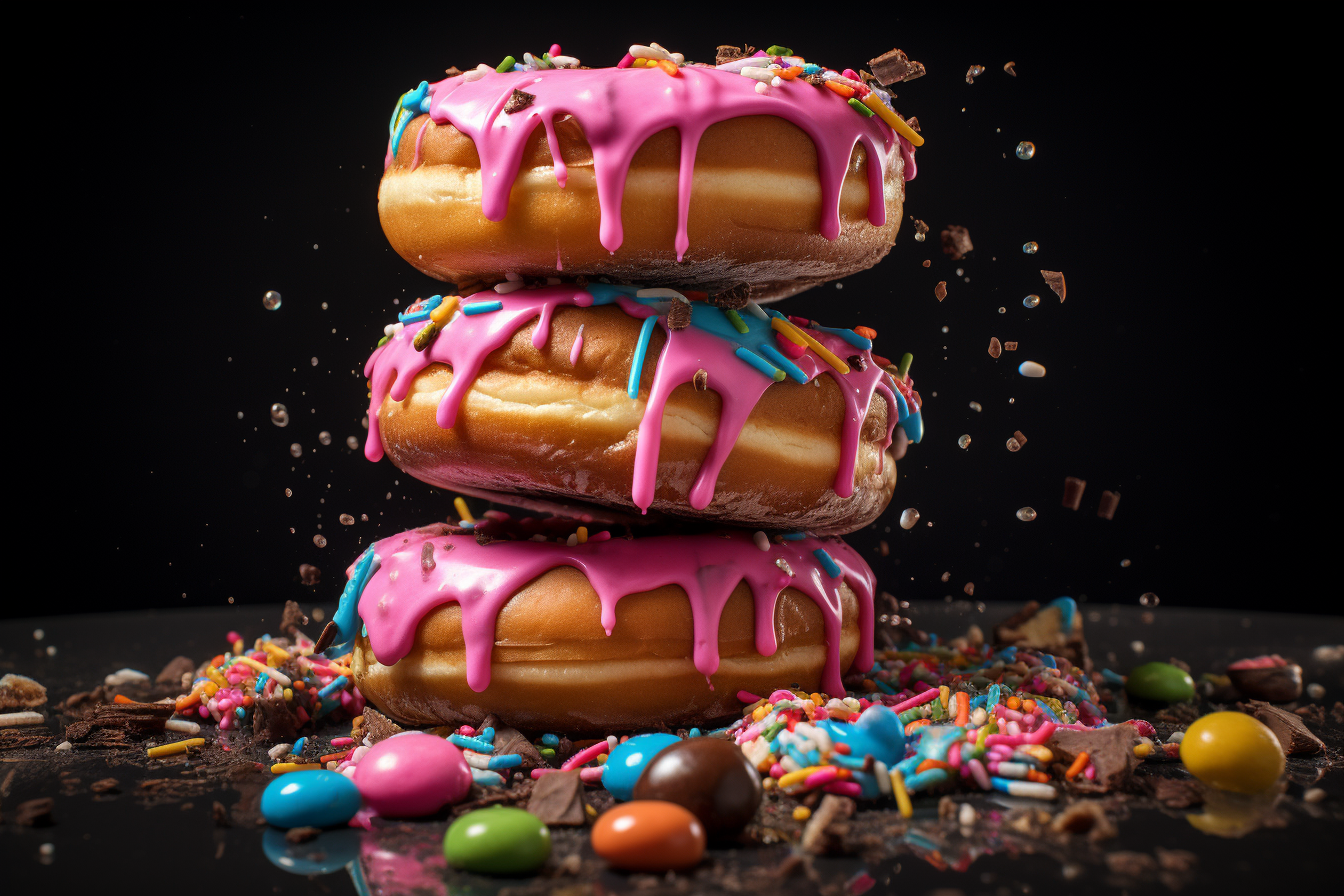 Assorted Donuts on a Plate