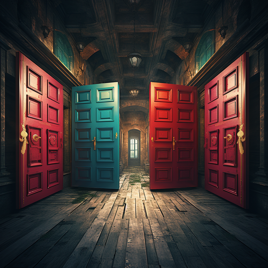 Beautiful and intriguing doors of divergence