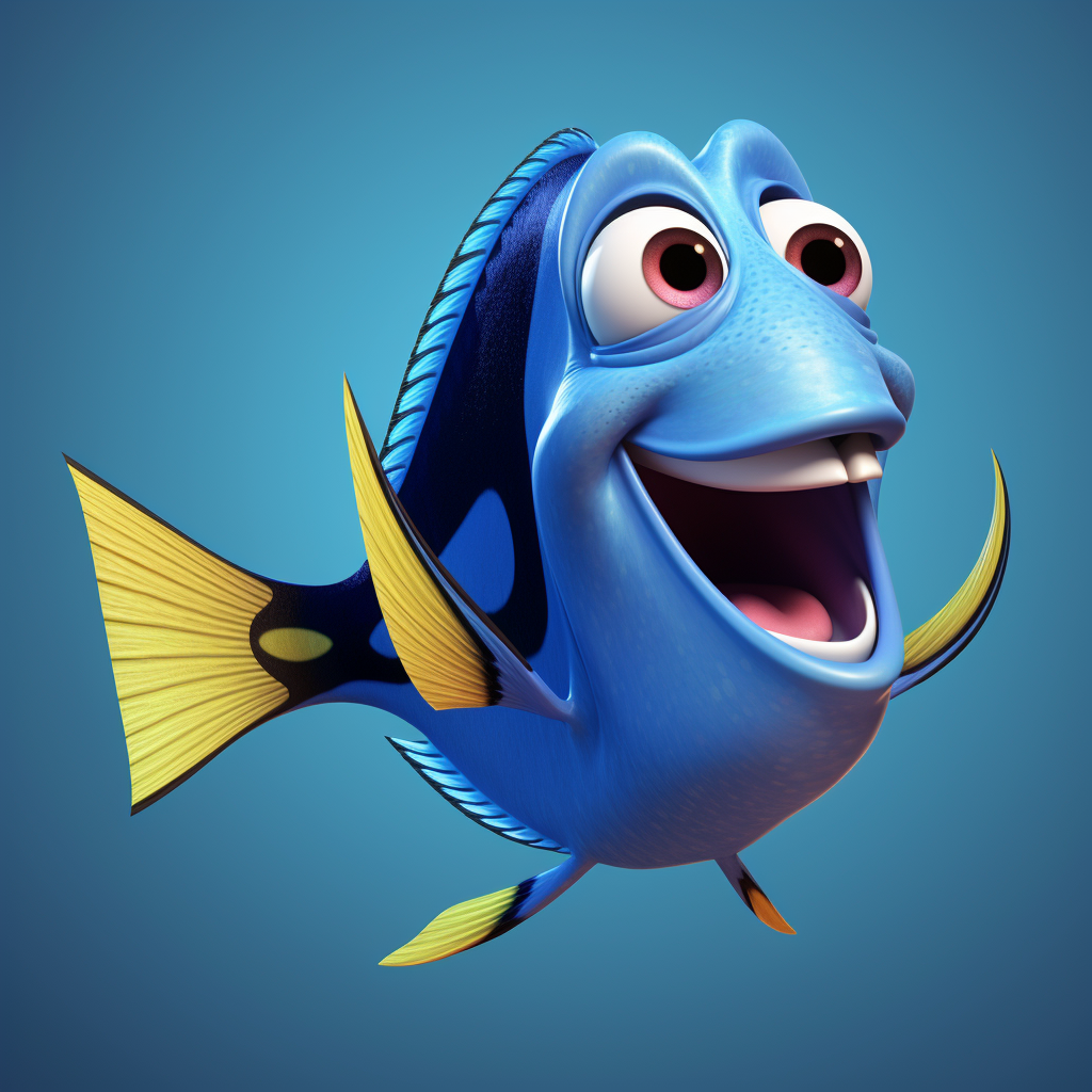 Funny Dory from Finding Nemo