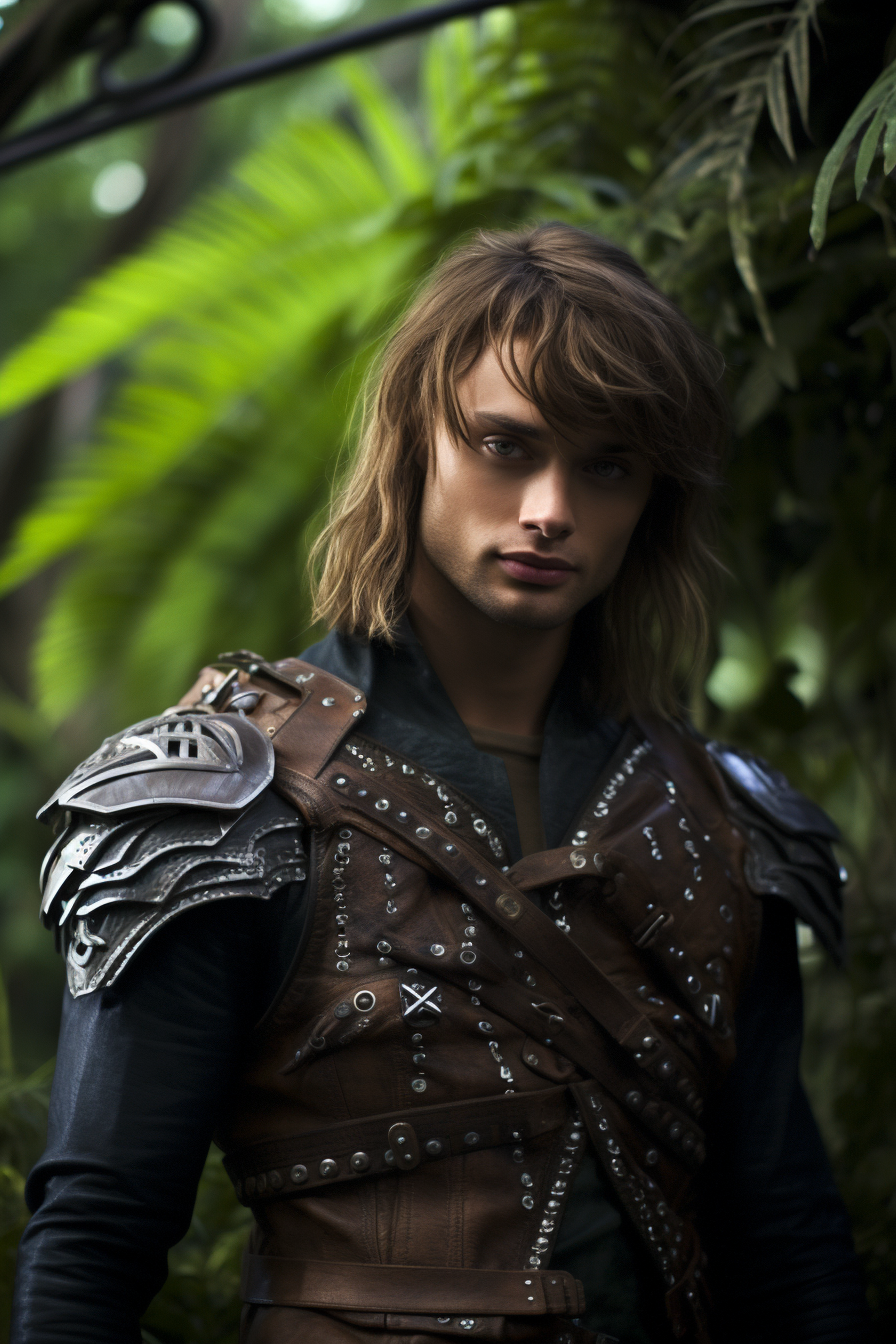 Douglas Booth in Alien Suit