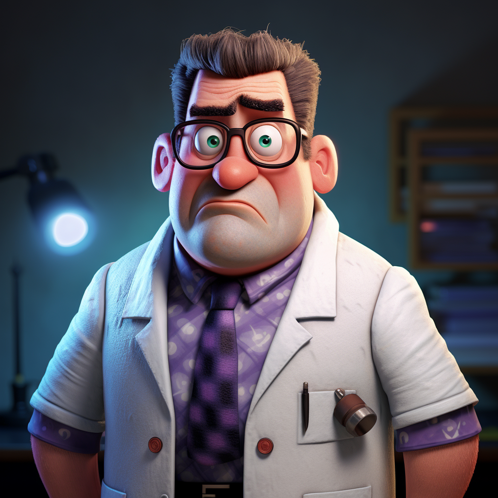 Dr. John Myers Pixar Character