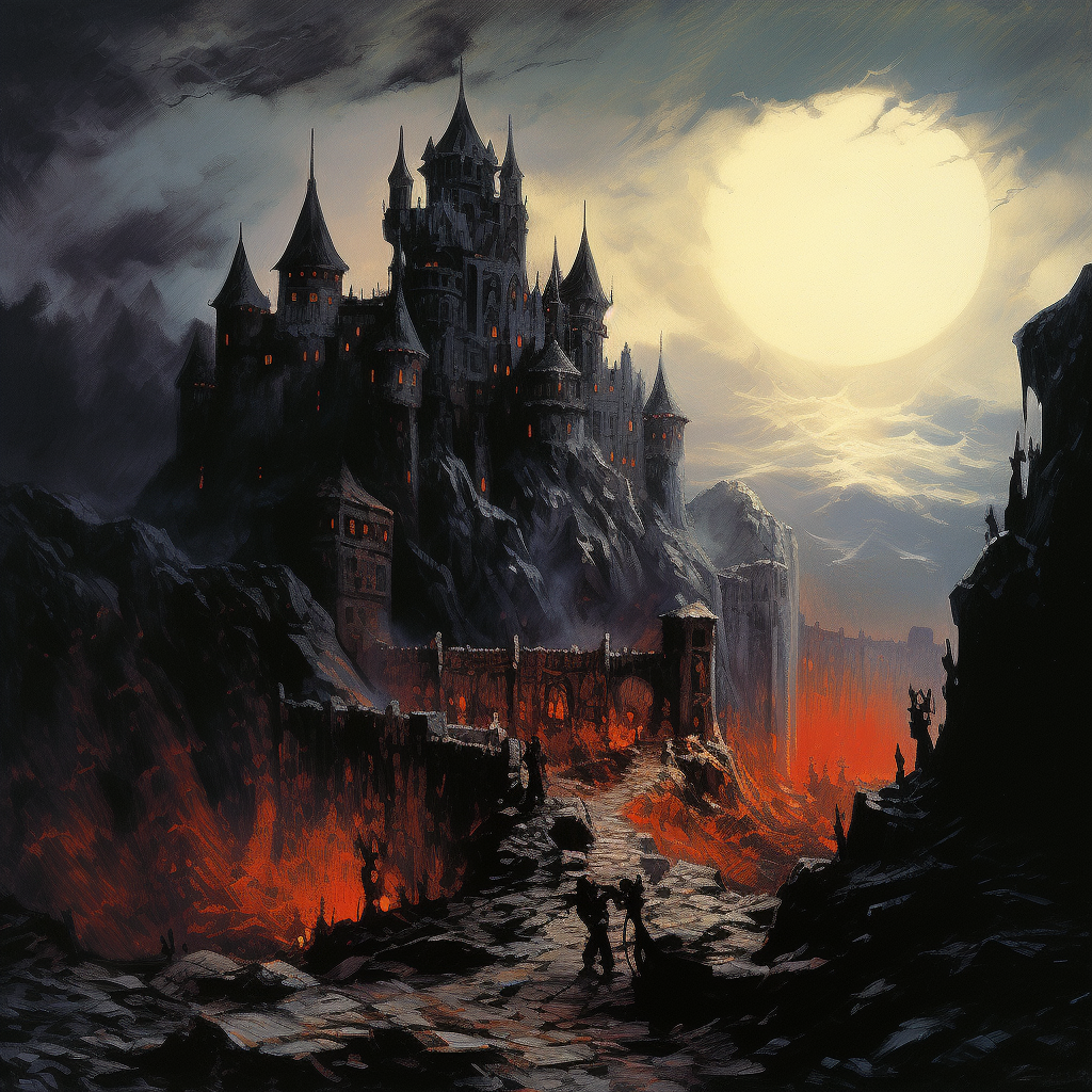 Artwork of Dracula's Castle  ??