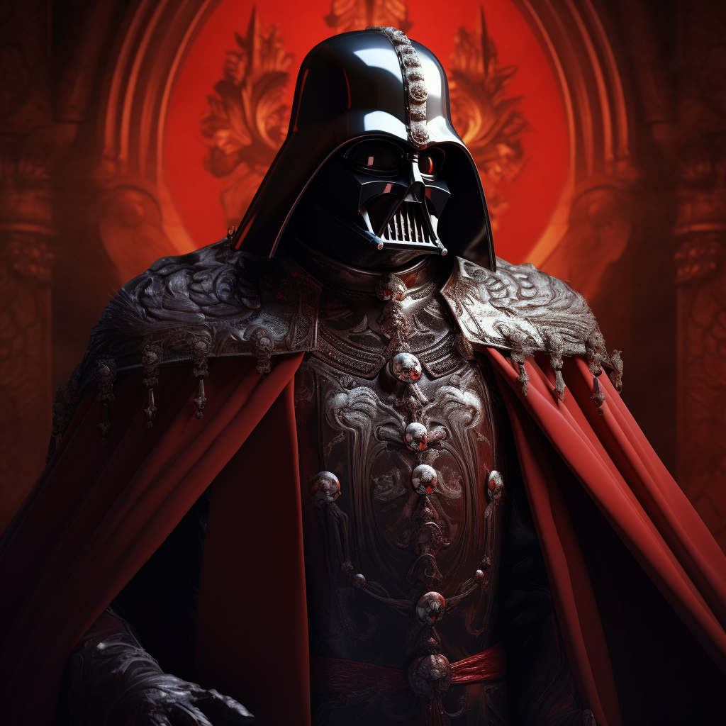 Dracula and Darth Vader together