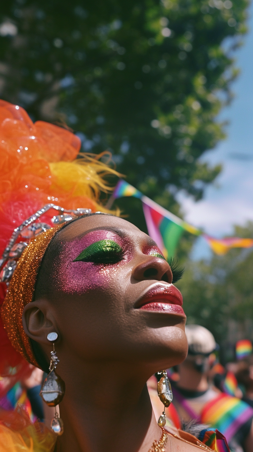 Drag Queen at Pride Festival