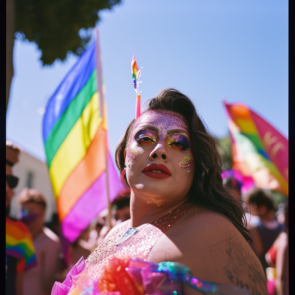 Drag Queen Pride Festival Portrait