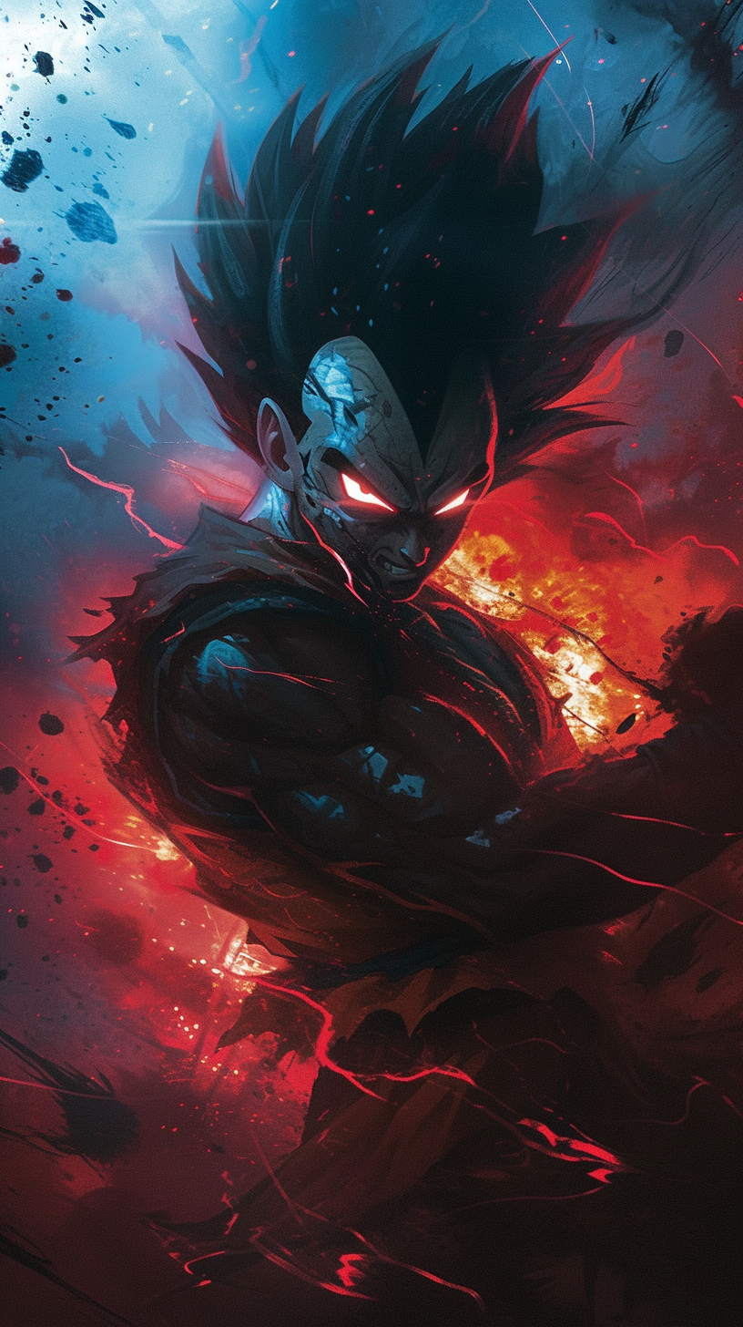 Dragon Ball Z Vegeta Dark Powers