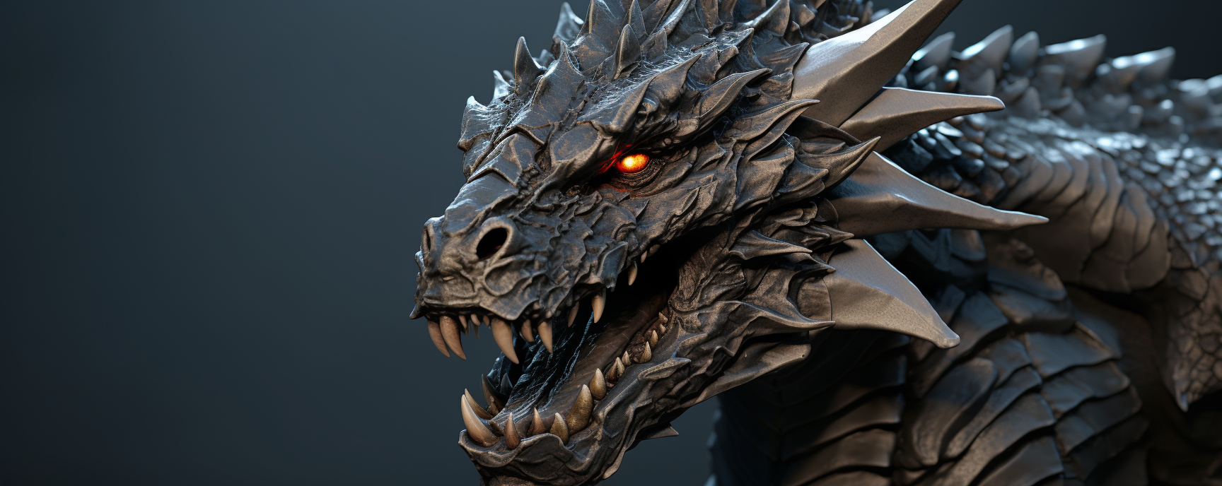 Dragon head 3D print design