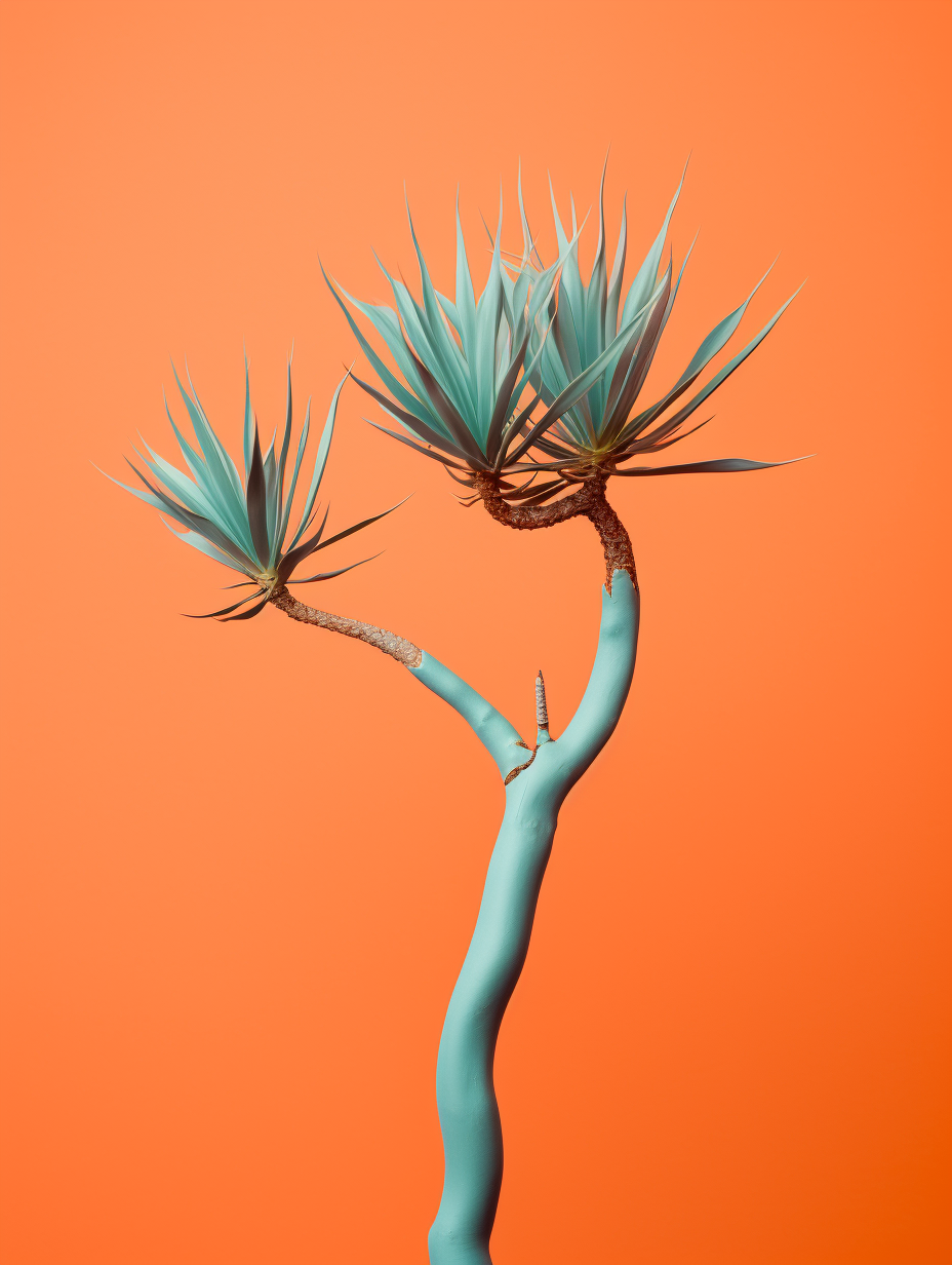 Minimalist Dragon Tree Image