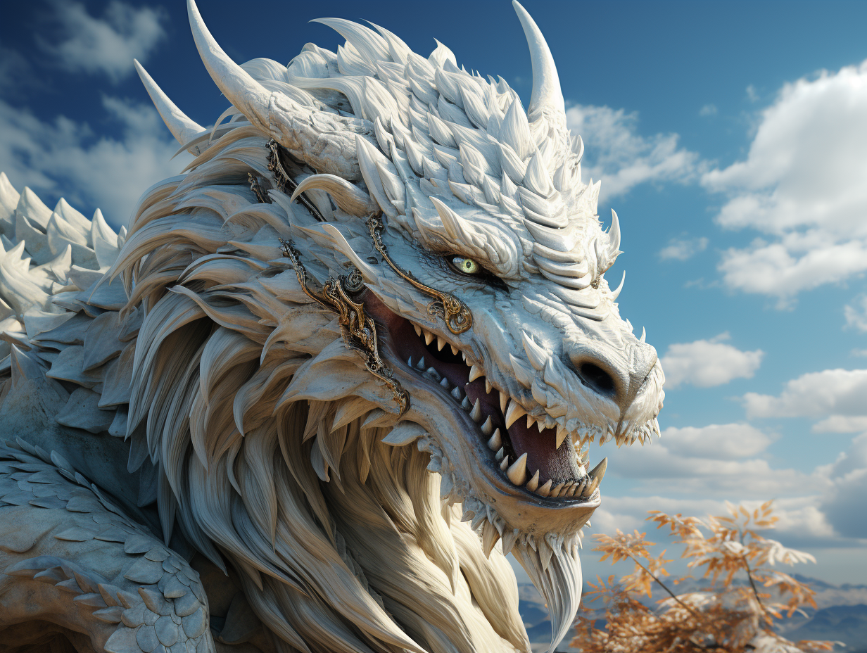 Dragon clouds rendering contour lighting