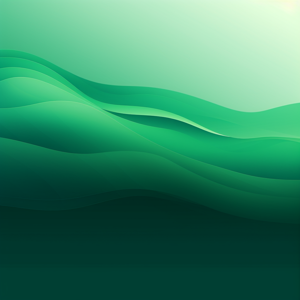 Dark green gradient desktop background