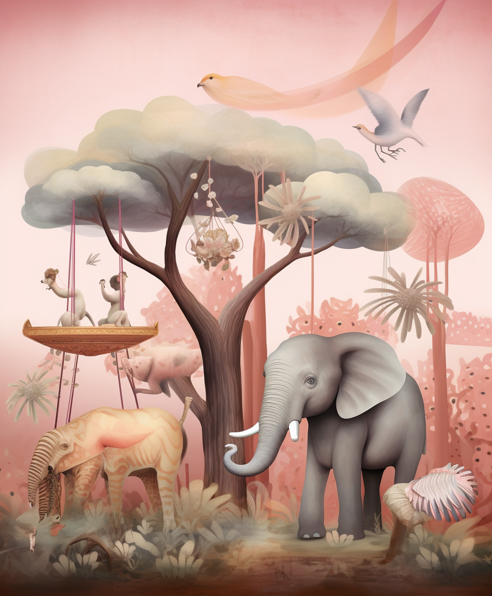 Dreamy Fantastic Poster Art for Kids Room