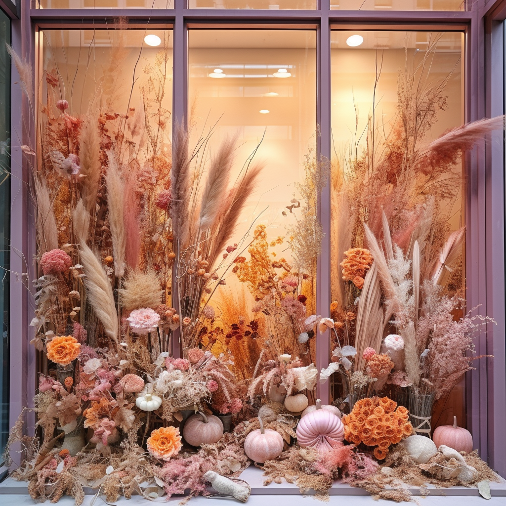 Beautiful dried flowers for fall and winter