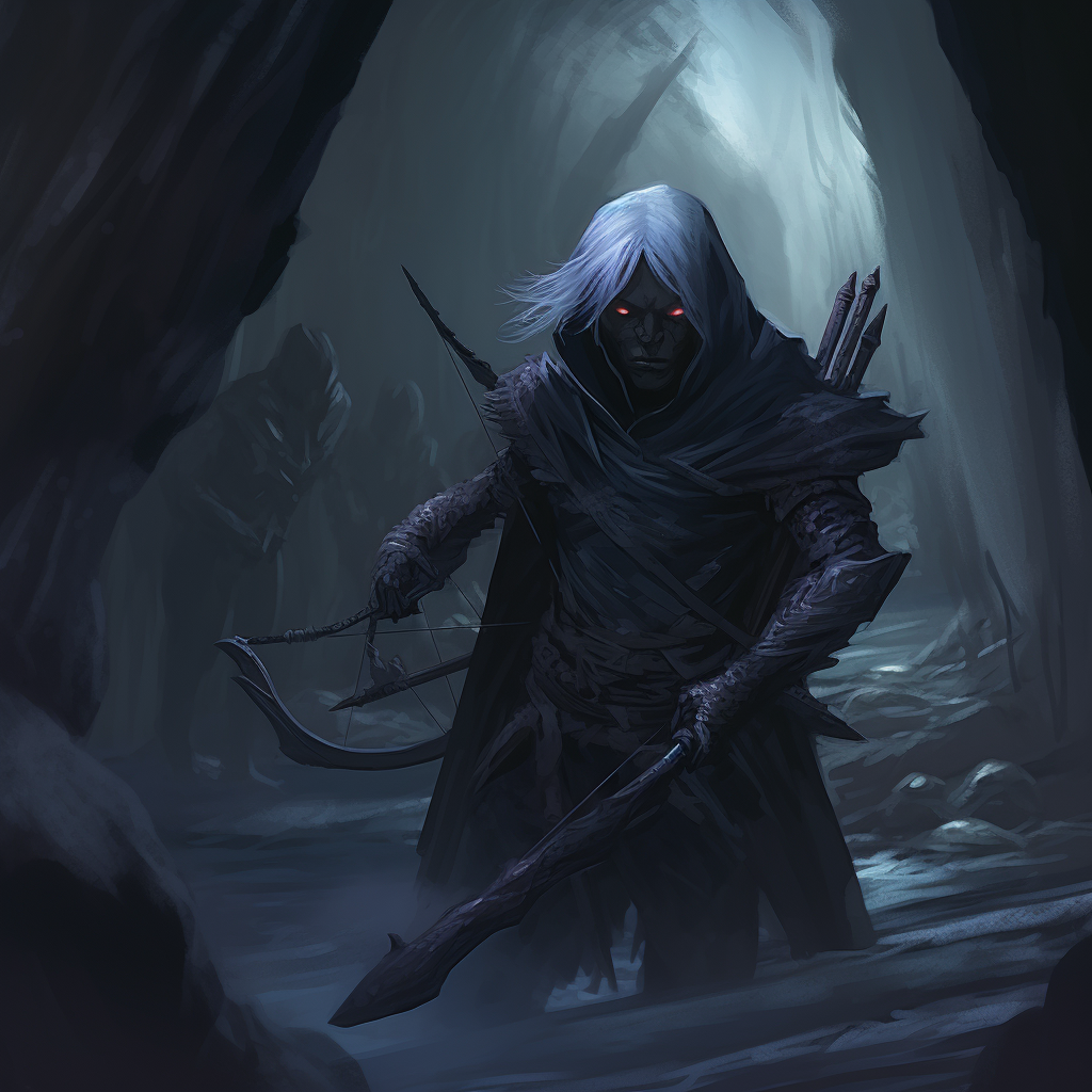 Drow Tunnel Creeping Hand Crossbow