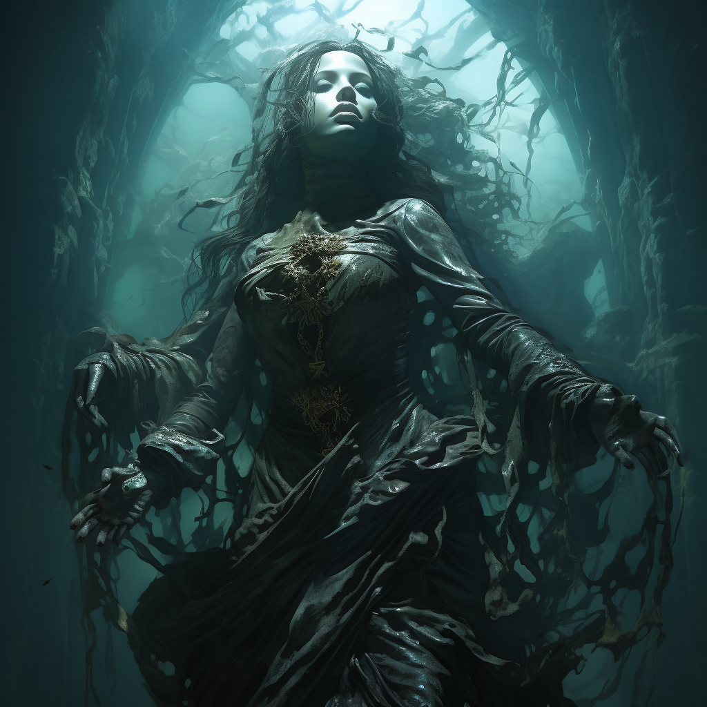 Artwork of the Sinister Drowned Mistress Idol