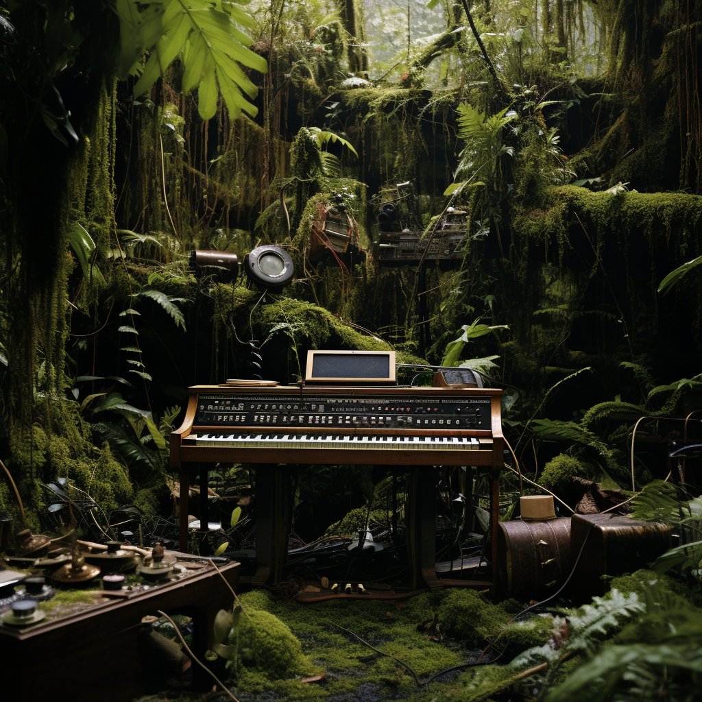 Musical Instruments in Mossy Jungle