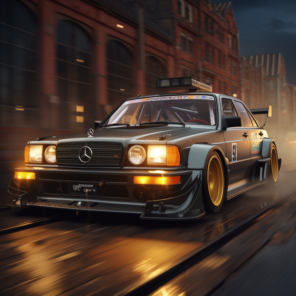 DTM Mercedes 190E transformed time machine