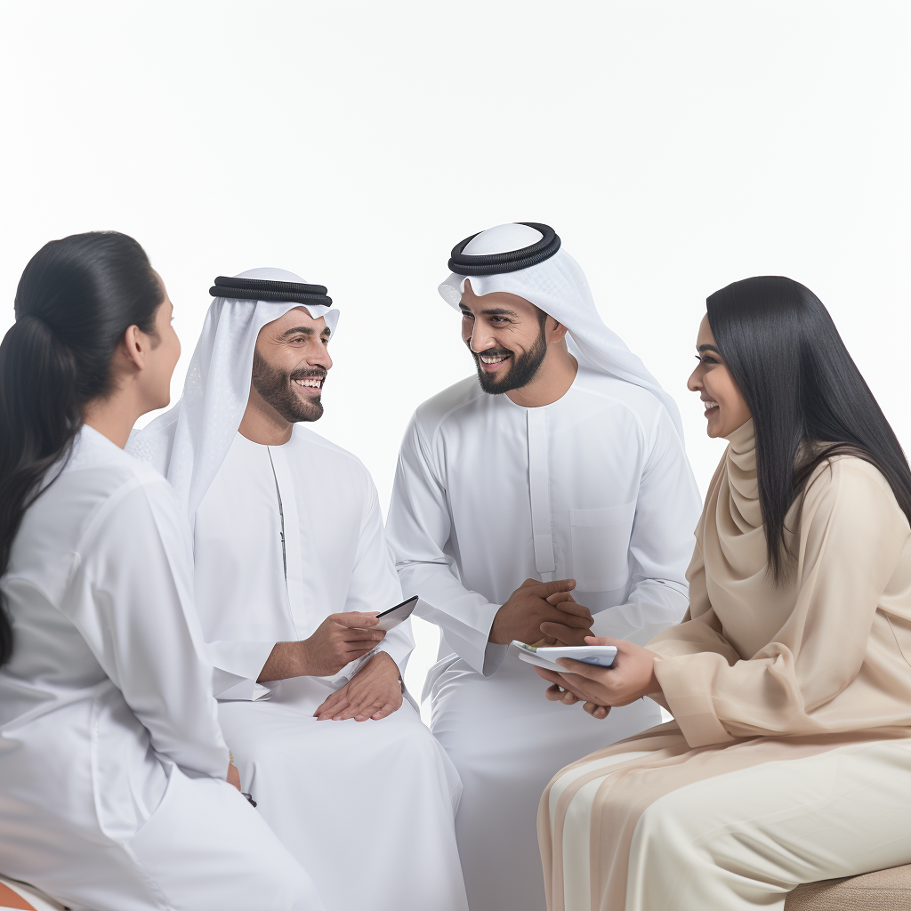 Dubai HR Members promoting open communication with employees